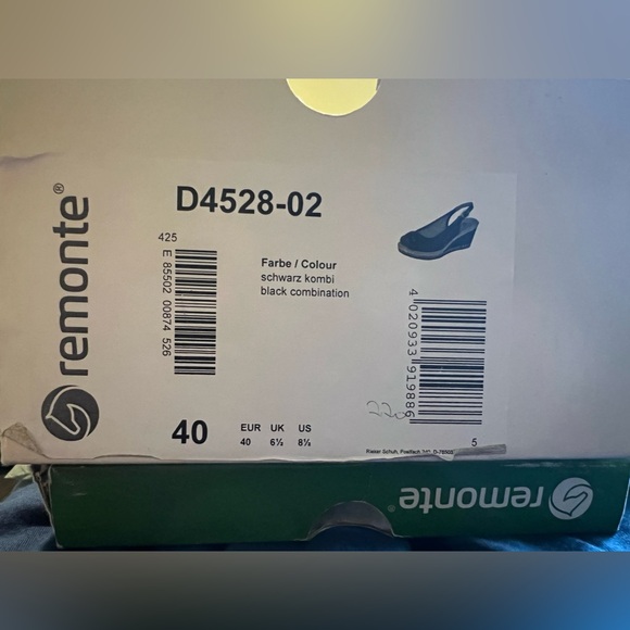 Remonte wedge slingback sandals—EUR40 - Picture 11 of 11